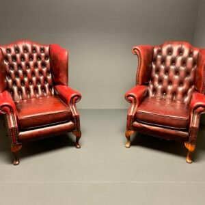 Oxford chesterfield leather armchair